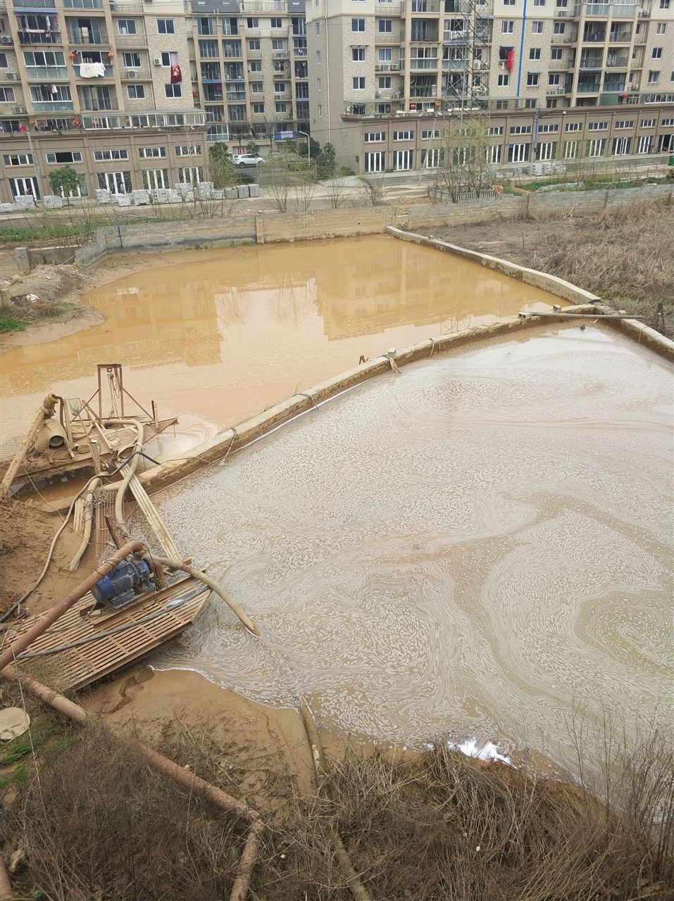 东明沉淀池淤泥清理-厂区废水池淤泥清淤