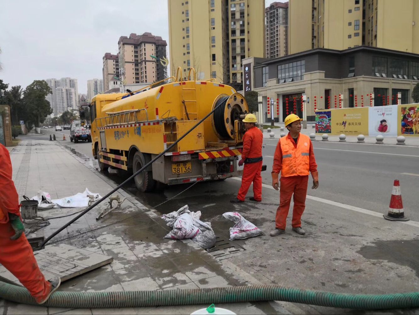东明排污管道清淤-管道清洗